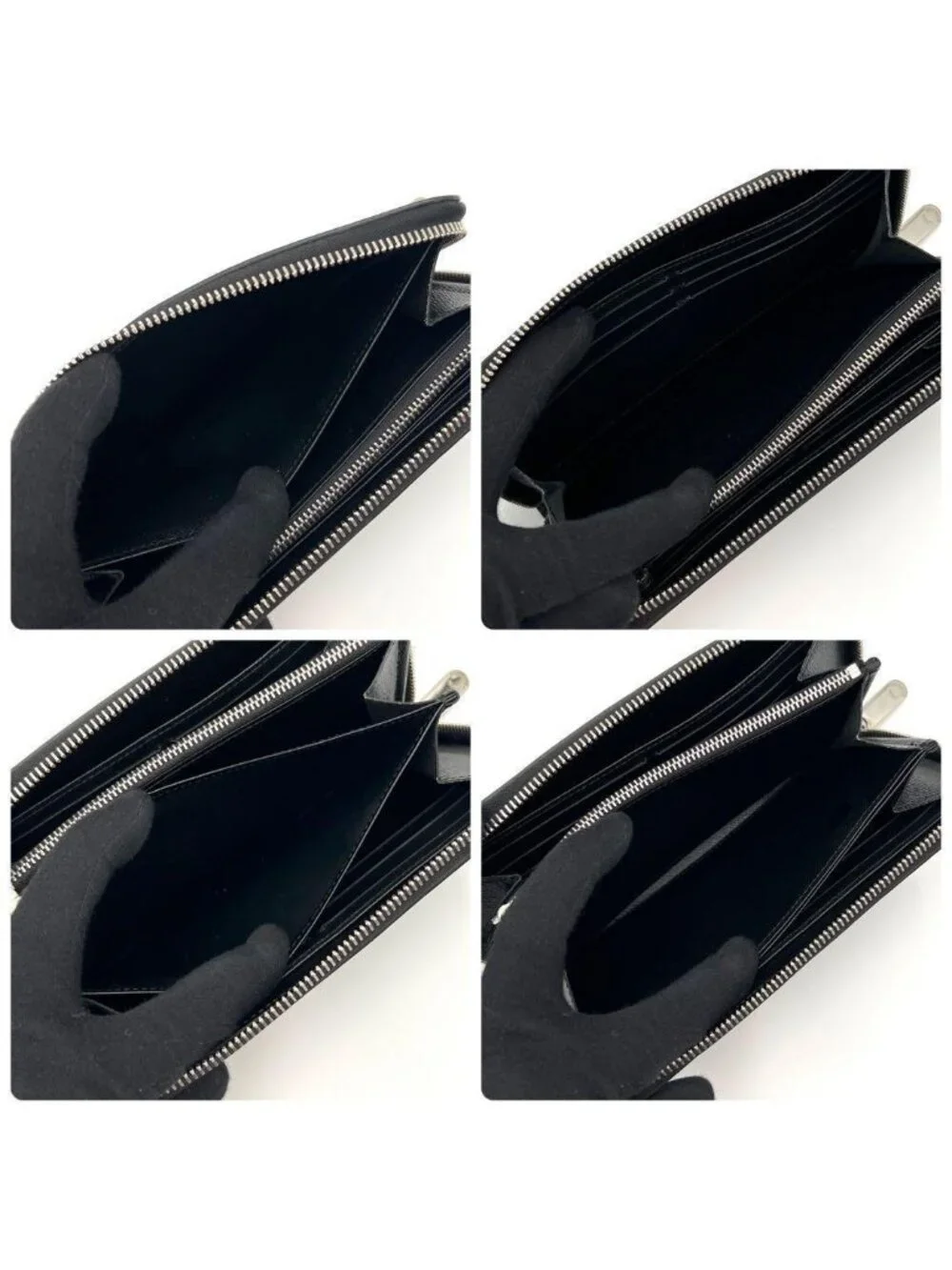 Louis Vuitton New Epi Zippy Wallet Black